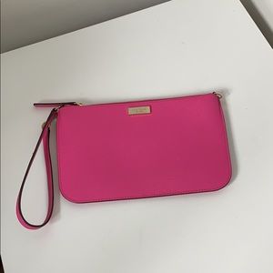 Kate Spade hot pink clutch (need to sell ASAP)